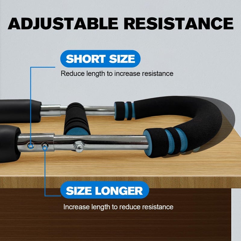 DERACY Twister Arm Trainer, Adjustable 60 - 110 Lbs Resistance Forearm Strengthener, Chest Workout Equipment, Arm Exerciser, Portable Home Gym Fitness Equipment - Image 4